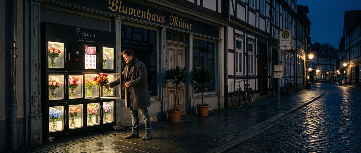 Wo lohnt sich ein Blumenautomat? 7 Standorte für den Blumenverkauf rund um die Uhr