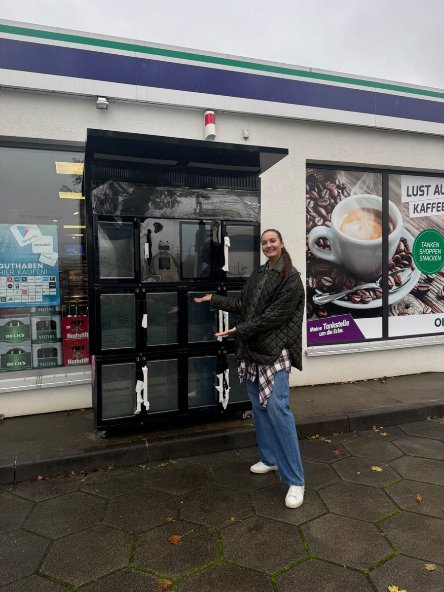 Blumenautomat an der Tankstelle: Flower Mood startet mit Florésia in Fulda